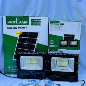 Twin Solar Flood Lights